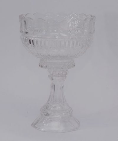 Fruteira de Cristal Maranatha em Formato de Cálice