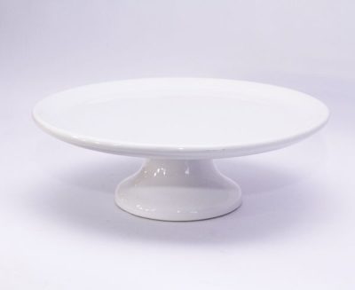 Suporte de Porcelana Branco Liso 