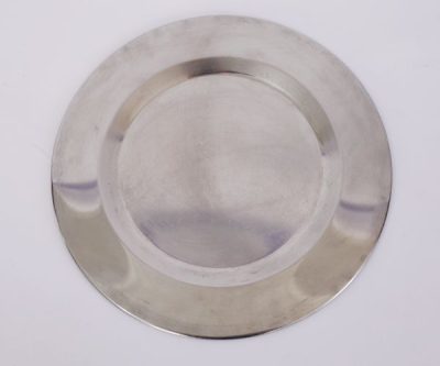 Sousplat de Inox Sem Detalhe