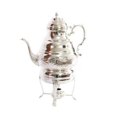 Samovar De Prata Bordado