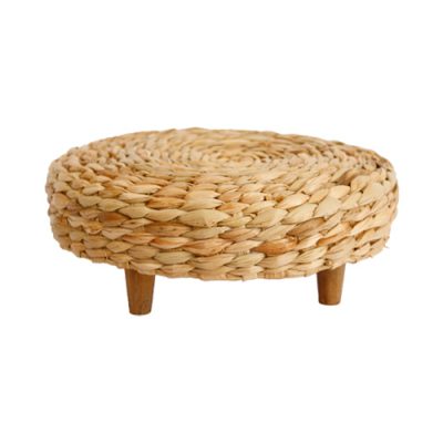 Banqueta Redonda Taboa Com Pé Palito